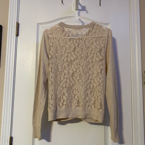 Lace Back Cardigan by Stacy Chang - Picture 2 of 3